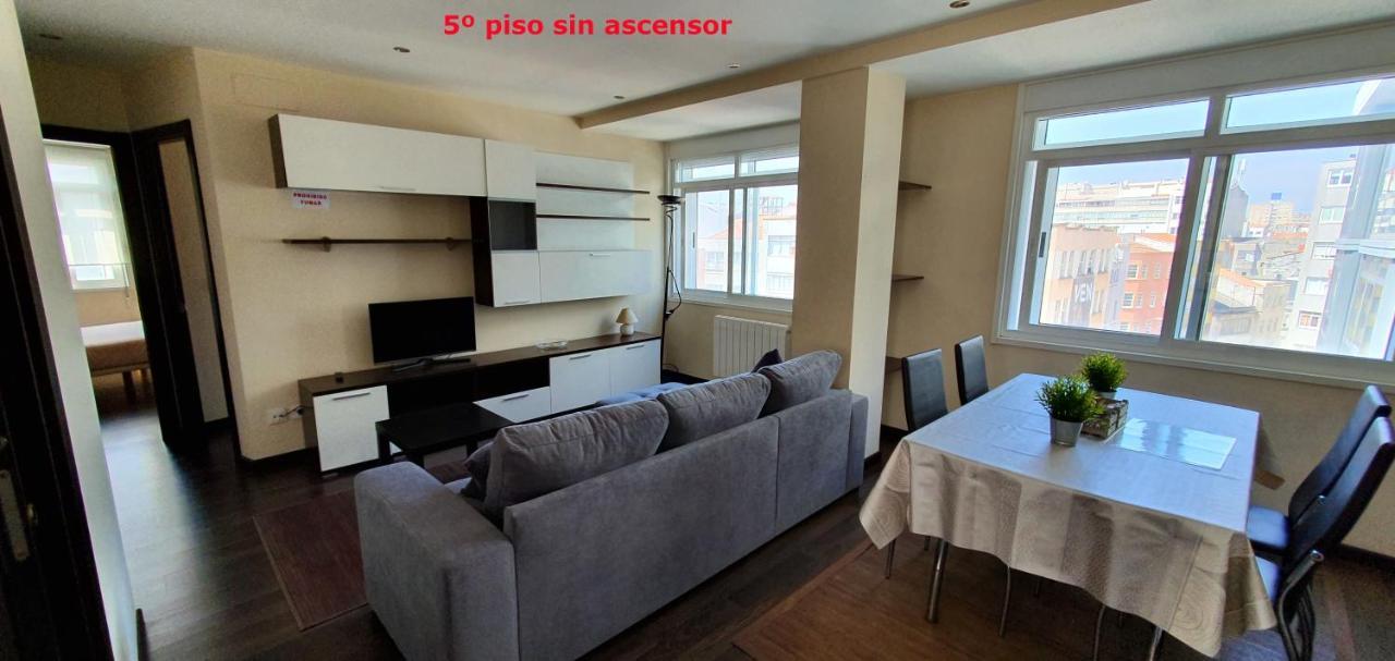 Coqueto Apartamento De 2 Habitaciones En Zona Estacion Tren A Coruña Zewnętrze zdjęcie