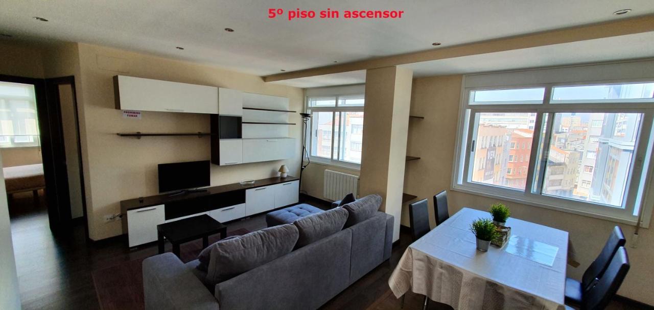 Coqueto Apartamento De 2 Habitaciones En Zona Estacion Tren A Coruña Zewnętrze zdjęcie